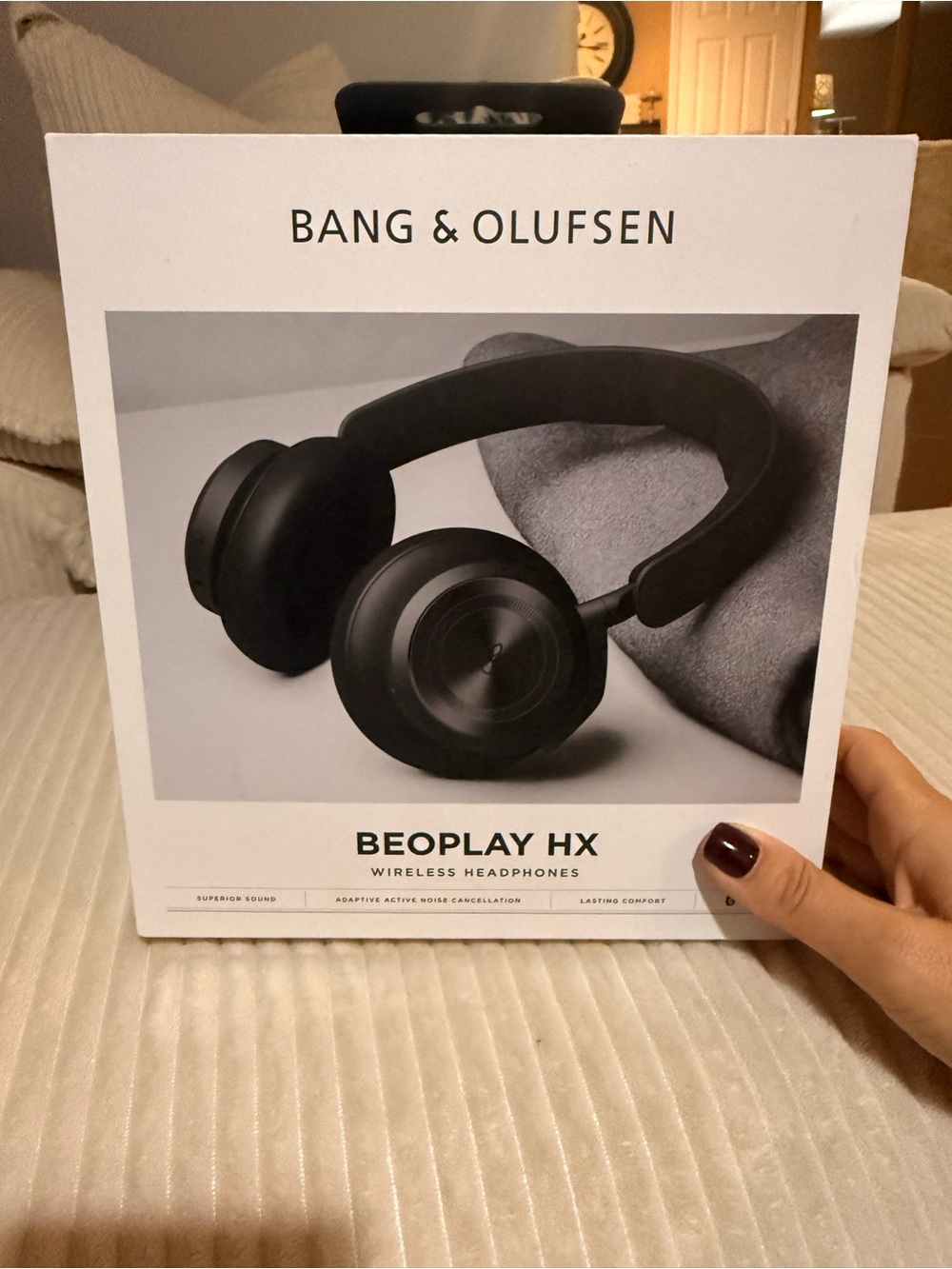 Bang & Olufsen Beoplay HX Wireless Headphones - Black/Anthracite
